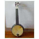 KDE093- Vintage Metal Dixie Banjo Ukulele 