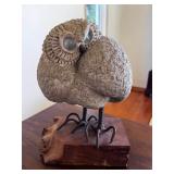 KDE103- Stone Owl Decor