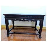 KDE157- Vintage Wooden Ornate Side Table
