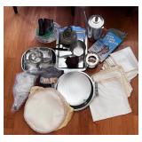 KDE168- Vintage Stainless Steel Serveware & Vintage Accessories 
