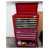 KDE227- Red Craftsman Tool Box With Toolsv