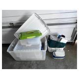 KDE236- Mystery Plastic Storage Containers & Baskets Lot