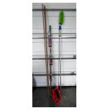 KDE239- Cord Reel With Extension Cord, Bamboo Stakes & Extension Pole