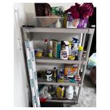 KDE270- Mystery Cleaning Supply With Shelving Lot