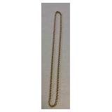 KDE282 20”L 14K Gold Necklace 