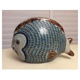 MMT045 Large Tonala Mexican Pottery Fish