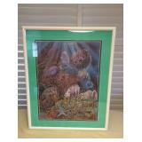 MMT077 Framed Peggy Chun Ocean Life Picture
