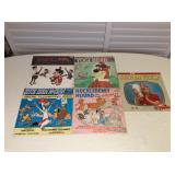MMT082 Vintage Yogi Bear, Chipmunks, Huckleberry Hound, Quick Draw McGraw & Mr. Ed Vinyl Records 