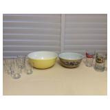MMT088 Vintage Pyrex Bowls & Glassware 