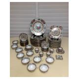 MMT128 Chinese Rose Medallion Porcelain Dish Set