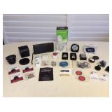 MMT155 Camera Lens, Memory Phone, Alarm Clocks, Sony Radio, Apple Ear Buds, Tech Accessories & More!