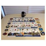 MMT182 Boy Scout Patches, Stein & Merit Badge Books