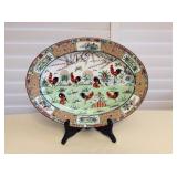 MMT187 Vintage Chinese Porcelain Serving Plate