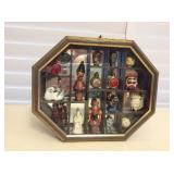 MMT190 Curio Case Full Of Collectibles From Around The World
