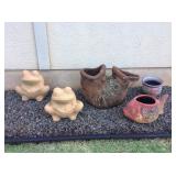 MMT201 Five Ceramic Planter Pots