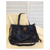 MMT214 Tory Burch Black Leather Bag