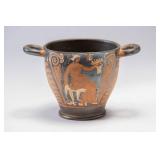 WAC059 Antique Skyphos Pottery Kantharos Drinking/Ritual Cup 