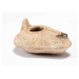 WAC060 Ancient Roman Oil Lamp Clay? 