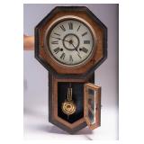 WAC068 Meiji Period Seikosha Regulator Wall Clock 