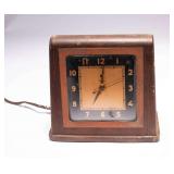 WAC072 Vintage Telechron Bubble Glass Pharoah Electric Art Deco Clock 