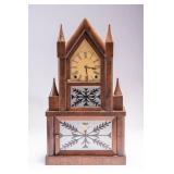 WAC075 Antique E. N. Welch Steeple Mantle Clock 