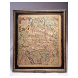 WAC087 Framed S.R.I. Westphallae Circulus Map 