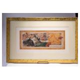 WAC095 "Oahu Aloha #1" Framed Art by Kahula 