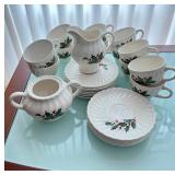 MFE026- Vintage “Christmas” Dishes & Cup Set