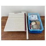 MFE030- Paper Cutter & Duct Tape Lot