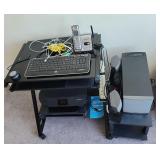 MFE091 - Computer Desk, Keyboard, Printer And More