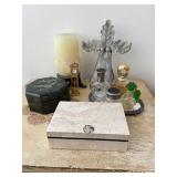 KPT003- Vintage Perfume Bottles & Jewelry Boxes