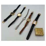 KPT055-Women’s Watches & Gold Mini Ash Tray Box