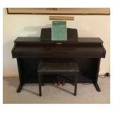 MLC008 Kawai Electric Piano & Brass Lamp