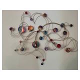 MLC012- Gold Tone Metal Wall Decor