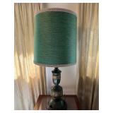 MLC041- Large Green Ornate Table Lamp