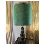MLC051- Green Ornate Table Lamp