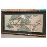 MLC062- Asian Glass Framed Artwork