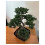 MLC088- Faux Bonsai Plant With Asian Amulet Of Luck