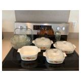 MLC094 Corning Ware, Pyrex & Other Glass Dishware