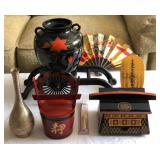 MLC105 - DECORATIVE JAPANESE LACQUERED COLLECTIBLES AND MORE