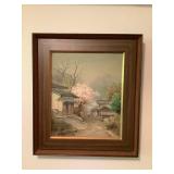 MLC106 Framed Original Japanese Painting