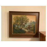 MLC107 Framed Original Scenic Painting 