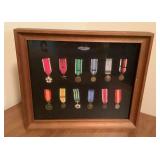MLC116 Framed Collection Of Military Medals