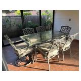 MLC118- (7) Piece Metal Patio Set