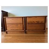 MLC159- (2) Wooden Side Tables