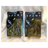 MLC239 Two Vintage Spawn The Movie Action Figures
