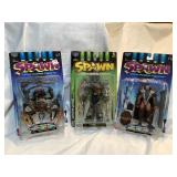 MLC241 Three Vintage Manga Spawn Ultra-Action Figures 
