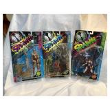 MLC242 Three Vintage Spawn Ultra-Action Figures 