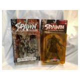 MLC244 Two Vintage Spawn Action Figures