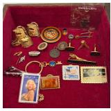 MLC419-Men’s Jewelry Lot With Masonic Themed Items